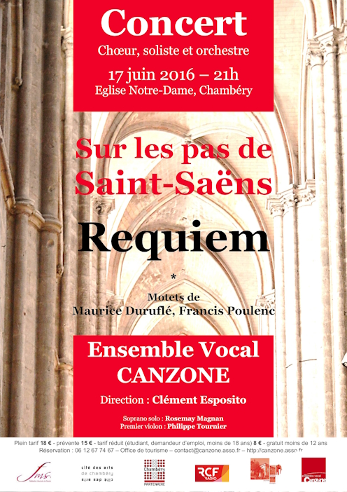 Affiche Concert Saint-Saëns
